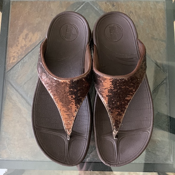 🔥1/2 OFF SUMMER SALE🔥 FITFLOP Electra Strata Glitz Sandals - Picture 2 of 11